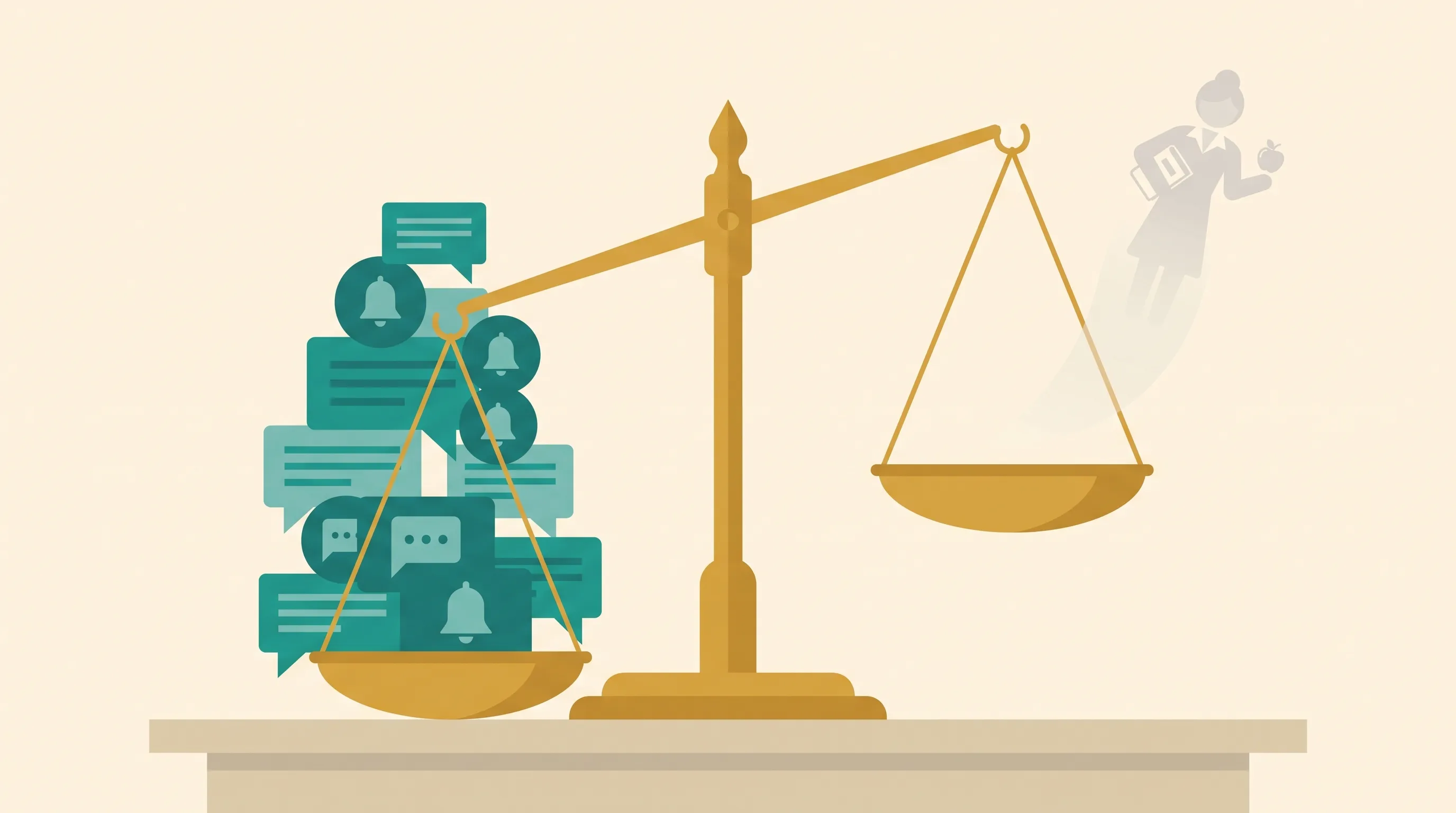 The Parent Communication Tax on Teacher Well-Being